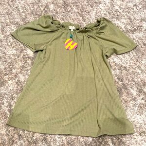Hayden girls green XL top
